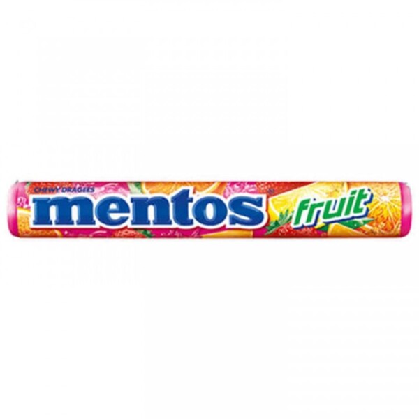 MENTOS STICK FRUIT 29G