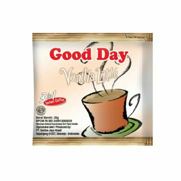 GOOD DAY VANILA LATTE 20G 5s