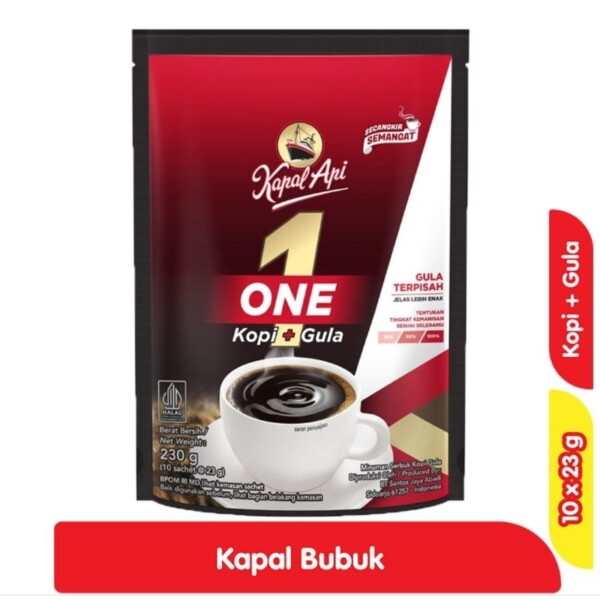 KAPAL API ONE GULA PSH 23G BAG