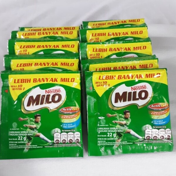 MILO COKLAT 22G 10s