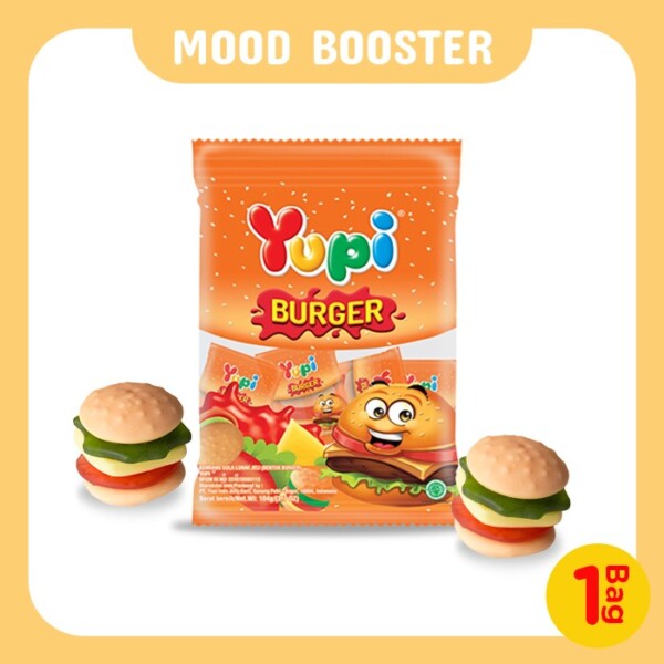 YUPI MINI BURGER BAG 105G