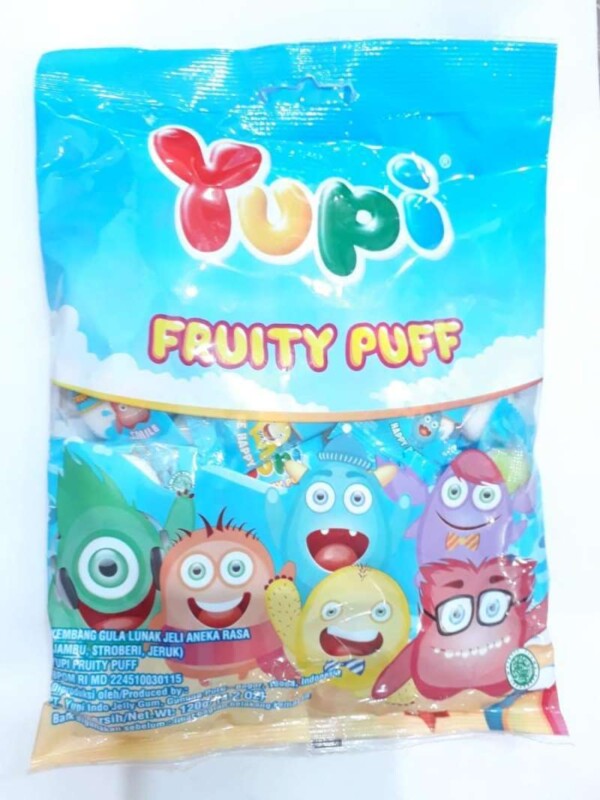 YUPI FRUITY PUFF 120G