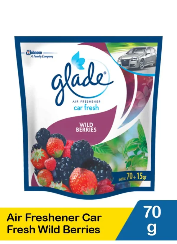 GLADE CAR WILD BERRIES 70G