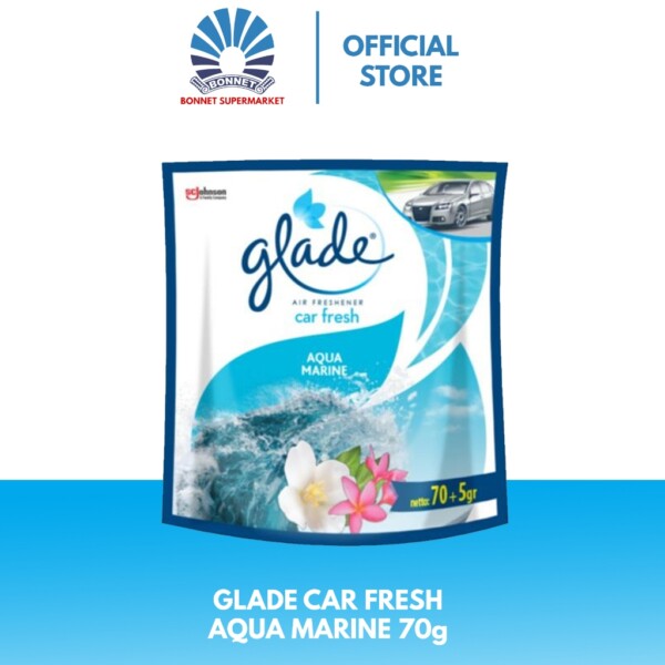 GLADE CAR AQUA MARINE 70G