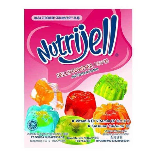 NUTRIJELL STRAWBERRY 15G