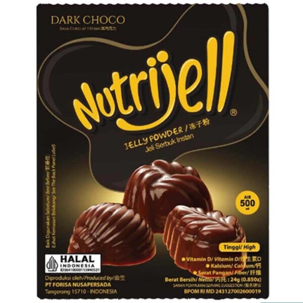 NUTRIJELL DARK CHOCO 24G