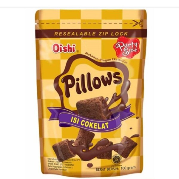 OISHI PILLOW COKLAT 100G