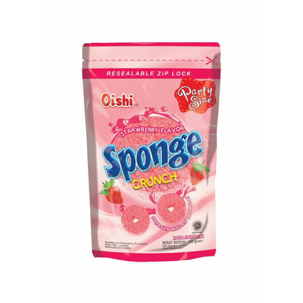 OISHI SPONGE STRAW 100G