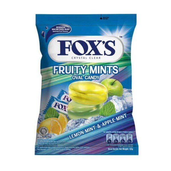 FOXS FRUITY MINTS OFW 125G
