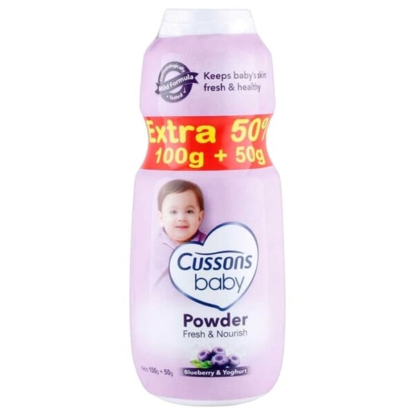 CUSSONS PWD BLUBRY 100G+50G