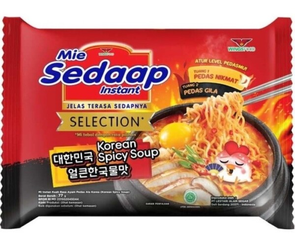 SEDAAP K SPICY SOUP 77G